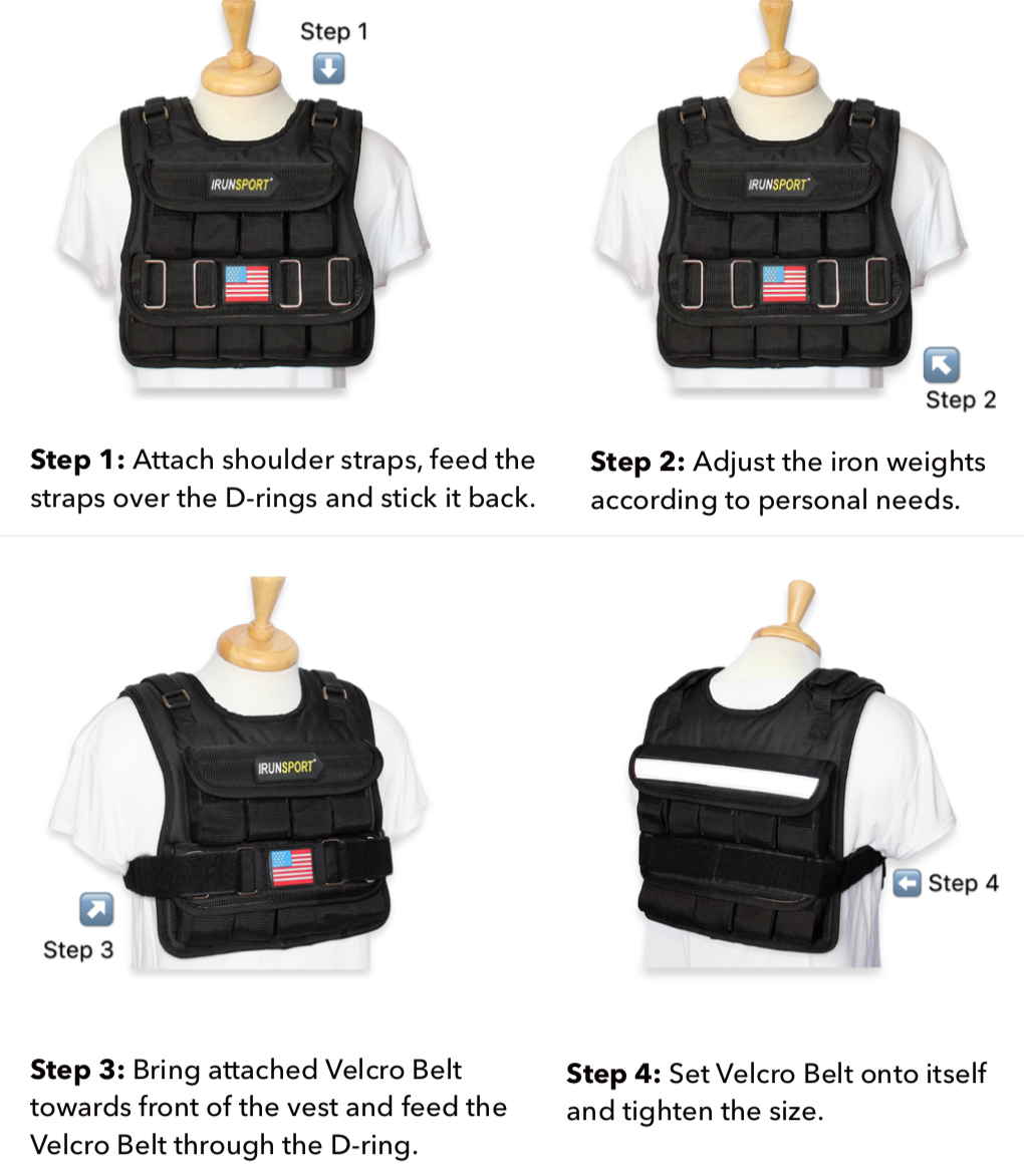 SALE Men's Weight Vest-40lbs