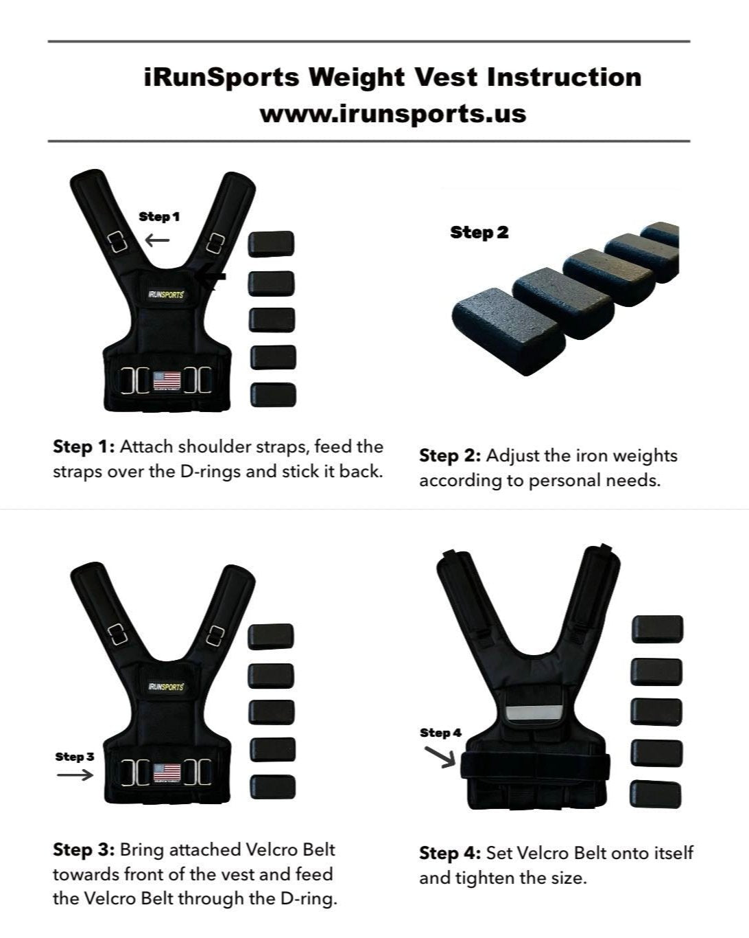 iRunsports Women's Weight Vest