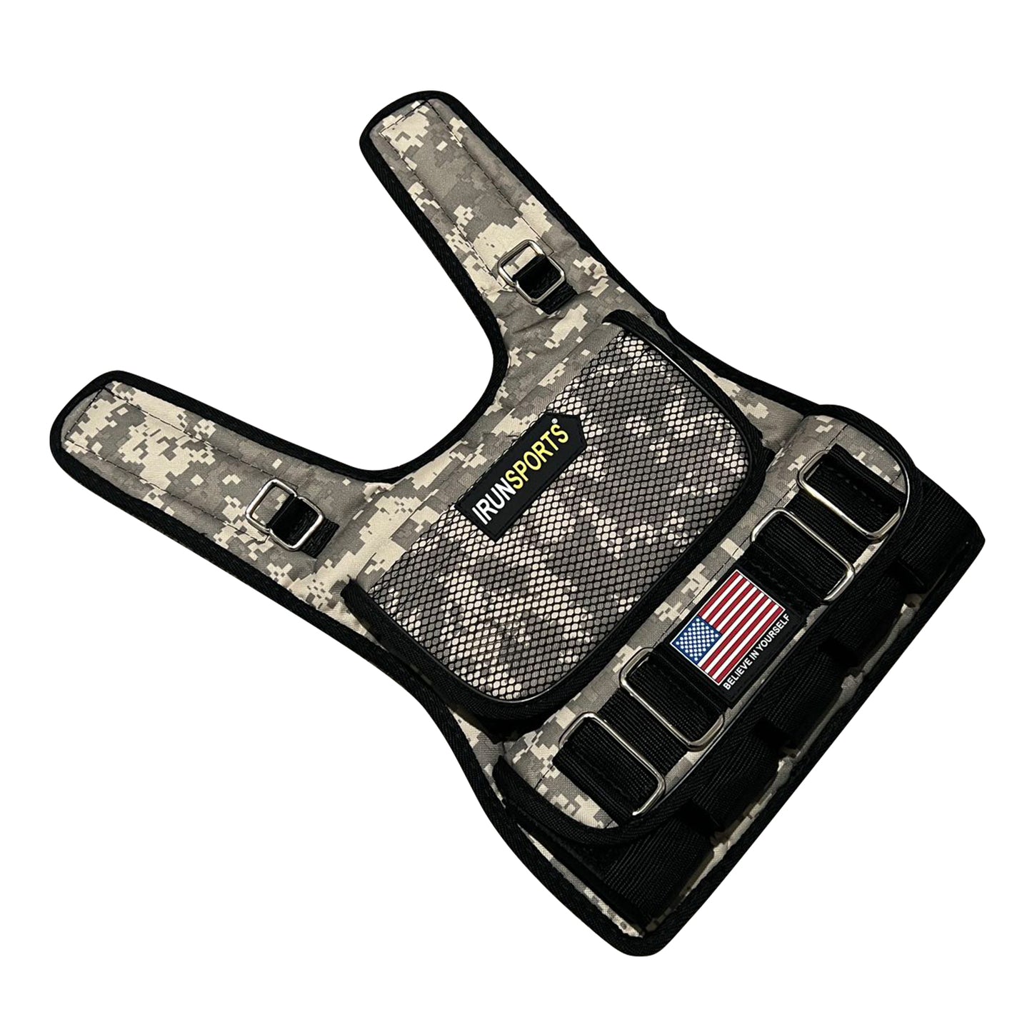 iRunsports Men's Weight Vest Camouflage
